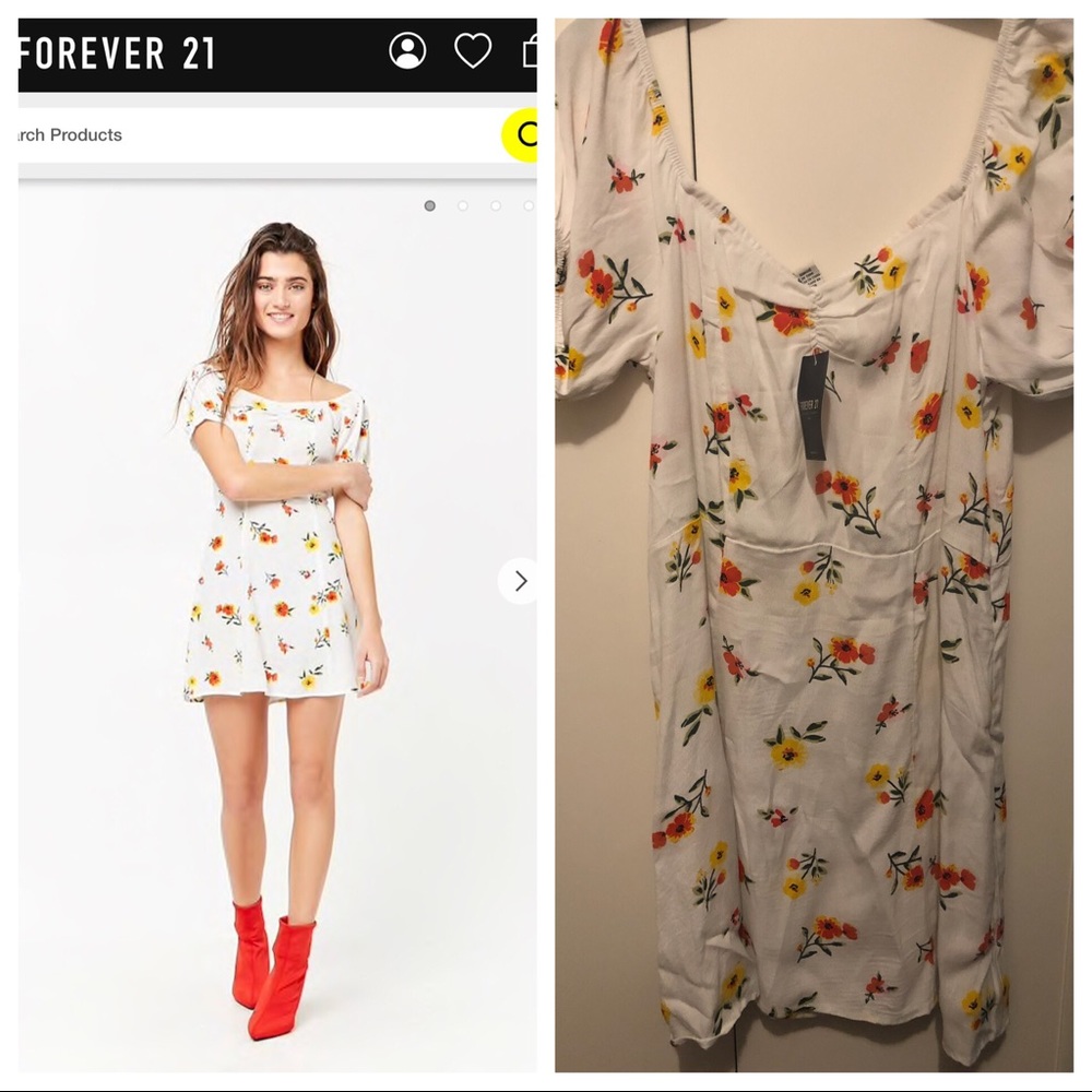 Forever 21 dress and crop top
